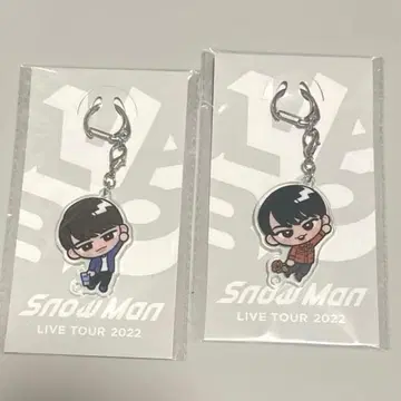 스노우 칠 교수형 키링 Snow Man 와타나베 쇼타 미야타테 료타 유리구미