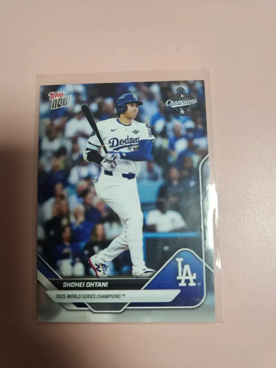 오타니 2025 Topps Now 월드시리즈 챔피언