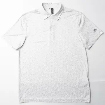 adidas 반팔 피케 셔츠 M 그레이/올 패턴 골프 셔츠 남성용 관리727