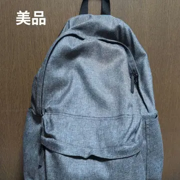 [새상품급] 무인양품 어깨 부담을 줄이는 나일론 백팩 그레이 혼방 단종품