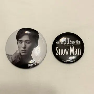 메구로 렌 캔뱃지 키링 세트 Snow Man