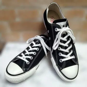 Converse All Star Made in Japan OX 블랙 26cm