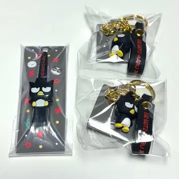 산리오 시크릿 미니 헤어 클립 입체 키링 바츠마루