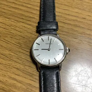 TISSOT 여성용 수동 와인딩 손목시계 실버 다이얼