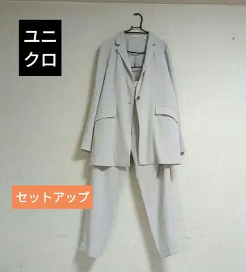 UNIQLO 여성용 셋업 라이트 그레이
