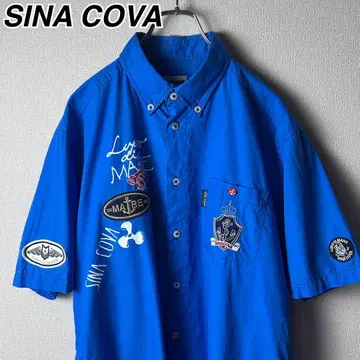 SINA COVA 와펜 BD셔츠 버튼다운 시나코바