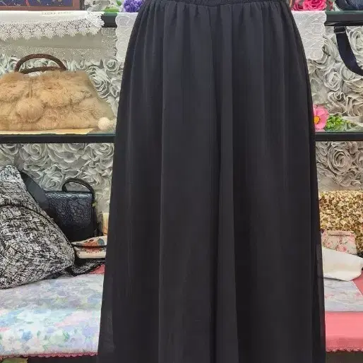 JIQUE 쉬폰 치마바지 55 66 77 프리사이즈