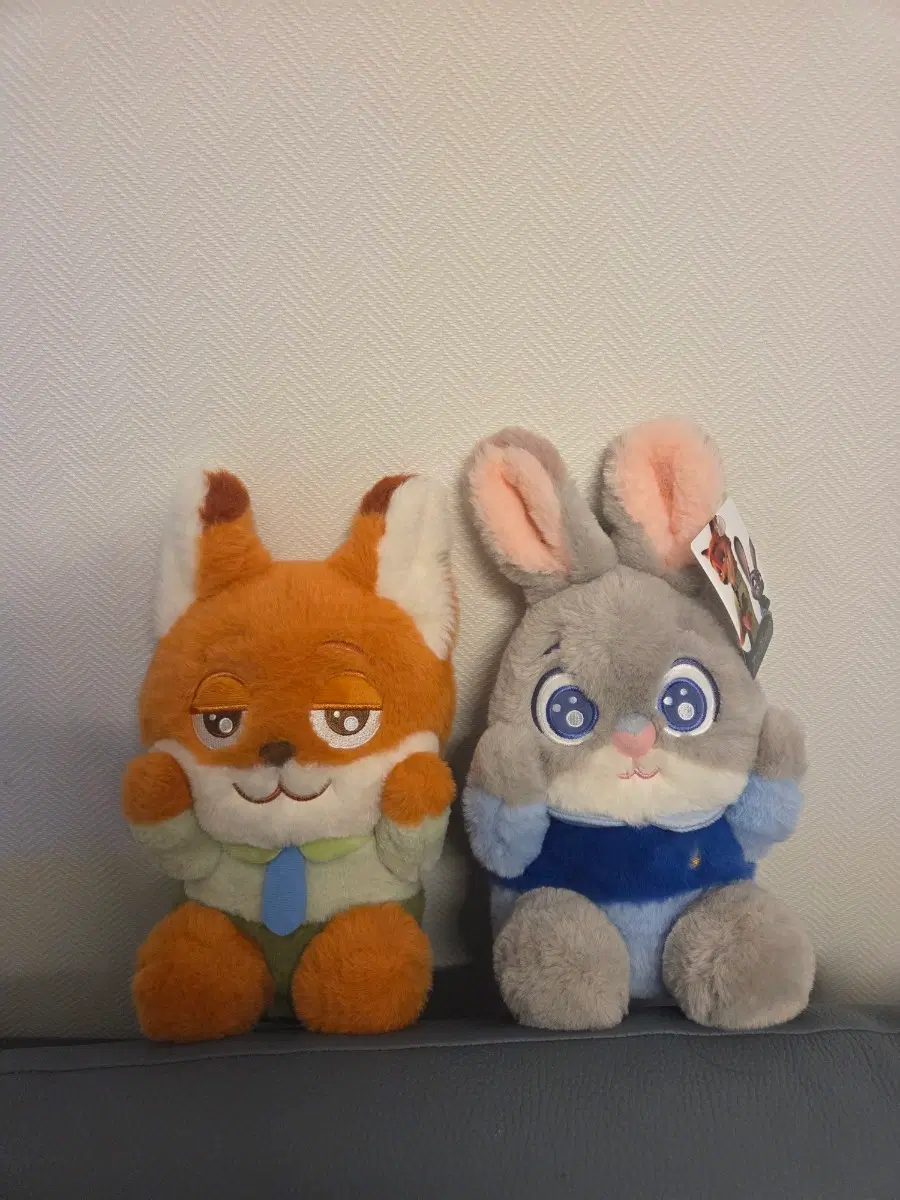 주토피아 닉 주디 인형 세트