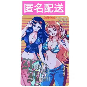 ONEPIECE 원피스 캐러멜 팝콘 카드 로빈 나미 레어