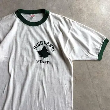 60s Champion 링거 T셔츠 런택 빈티지 침바리