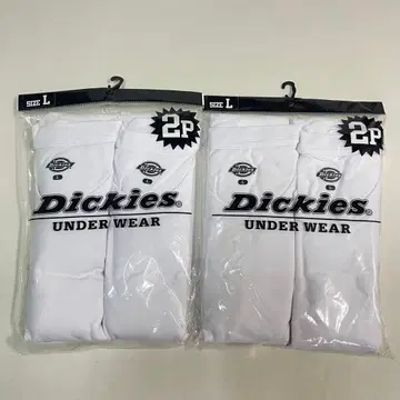 [ 2세트 ] Dickies 크루넥 T셔츠 화이트 2장 L