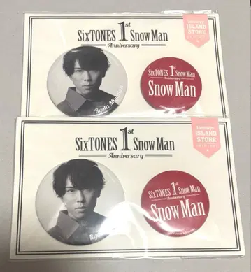 SnowMan 1st Anniversary 캔뱃지 세트 미야타테 료타