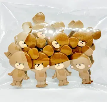 곰돌이 재키 세탁 집게 8개 세트