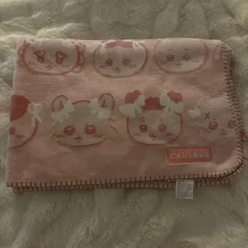 치이카와 (먼작귀) 담요 핑크