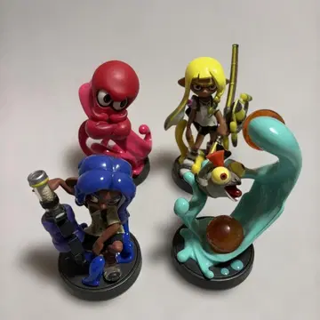 닌텐도 Switch amiibo 스프라툰 피규어 4체 세트