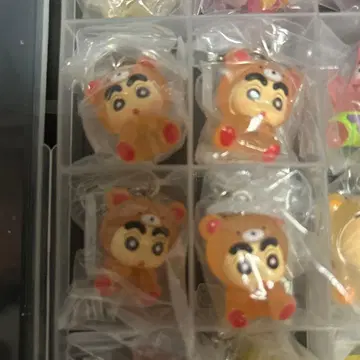 짱구는 못말려(크레용 신짱) 메지루시 액세서리 모두 함께 곰 파자마 신짱