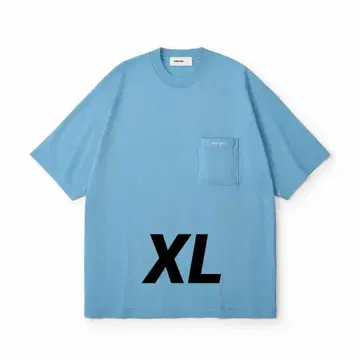 XL 사이즈 everyone pocket tee shirt (BLUE)