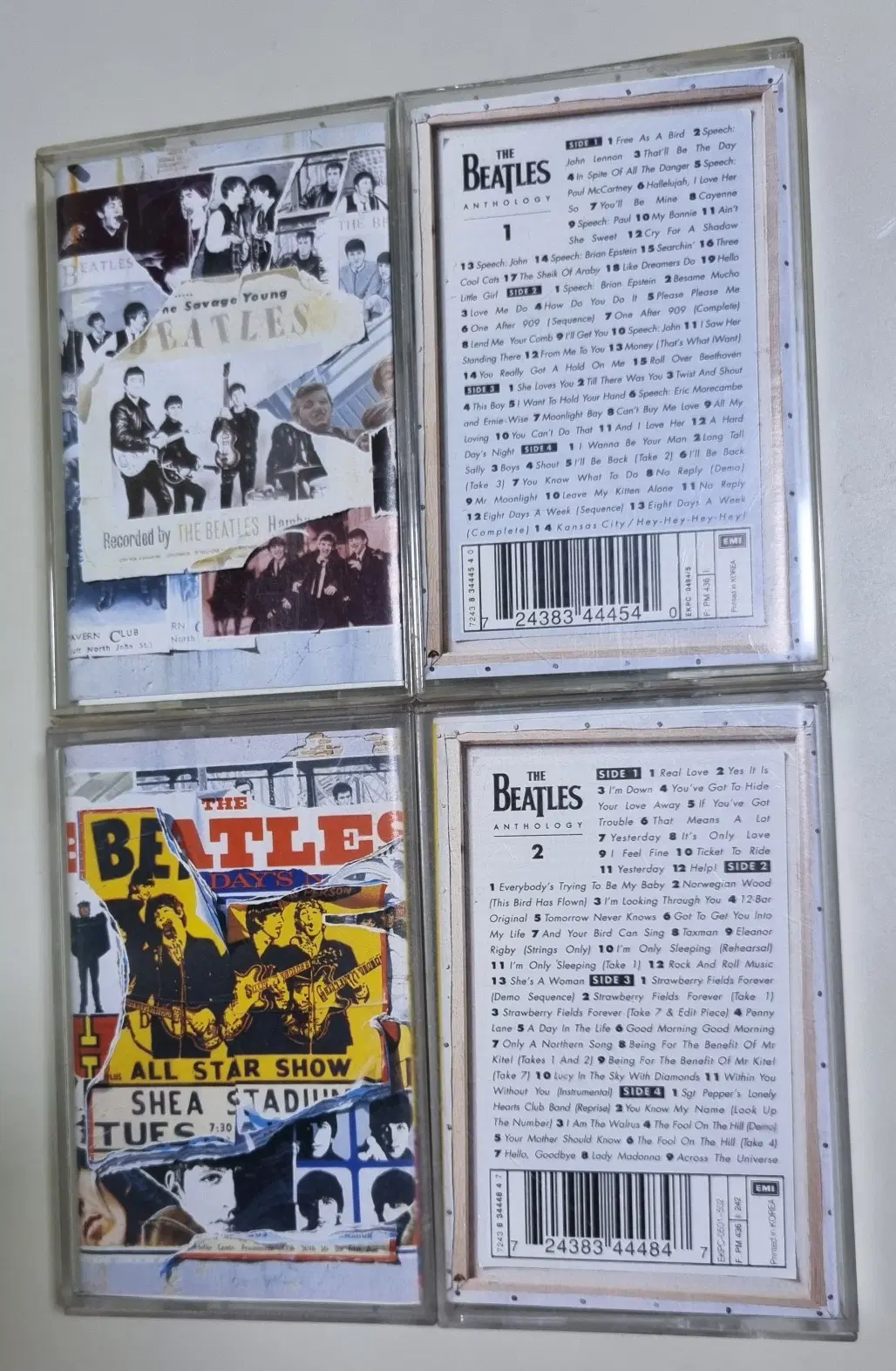 비틀즈 - 앤솔로지 / 4TAPE (개봉 카세트테이프)