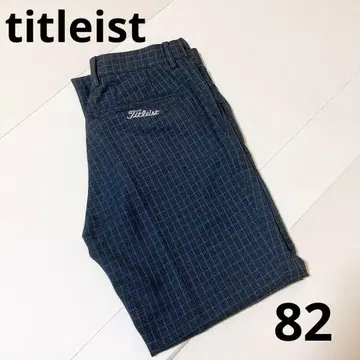 타이틀리스트 골프 팬츠 82 네이비 체크