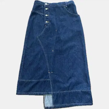 ZUCCa 주카 비대칭 데님 스커트