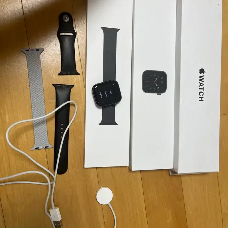 애플워치SE 44블랙 풀박스