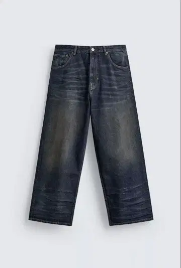ZARA 배기 와이드 핏 데님 팬츠