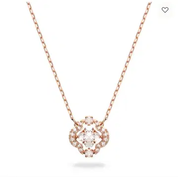 SWAROVSKI 목걸이 로즈 골드 컬러