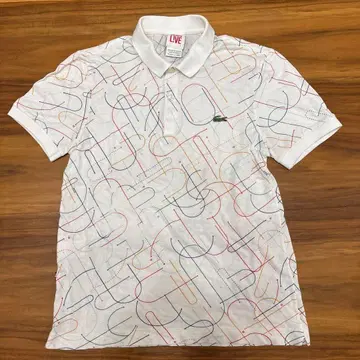 [ 초 레어 ] LACOSTE L!VE 피케 셔츠 올 패턴 프랑스제