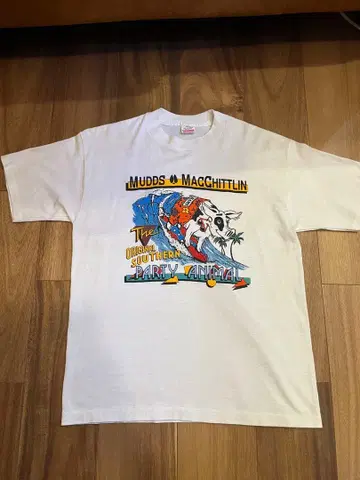 80s BELTON MUDDS MACCHITTLIN 빈티지 T셔츠