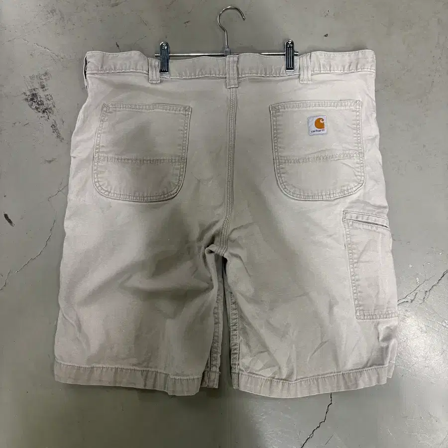 빈티지 칼하트 로고 워크 하프 팬츠 40