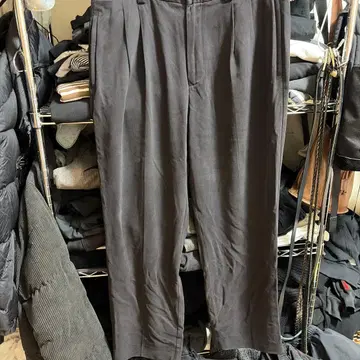 90s 00s Tommy Bahama 실크 슬랙스 2턱 블랙