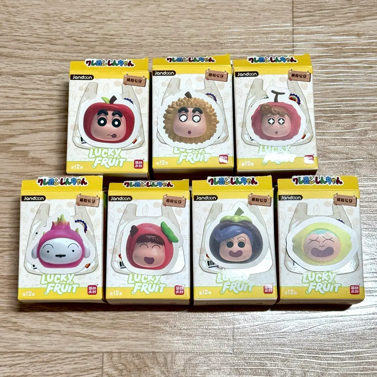 짱구 과일 맹구 유리 짱아 흰둥이 부리부리 잔둔 미니 프루츠 장바구니