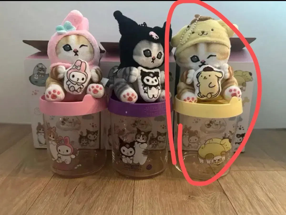 홍콩 모프샌드x산리오 인형+유리병