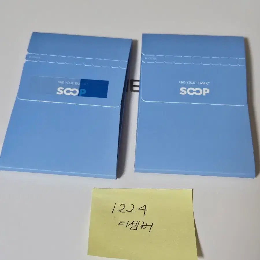 msi soop부스 포토카드 티원 디플러스기아 세트
