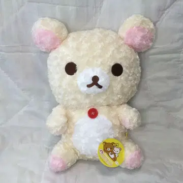 코리락쿠마 2019년 로즈 보아 봉제 인형 XL 택 포함 산엑스
