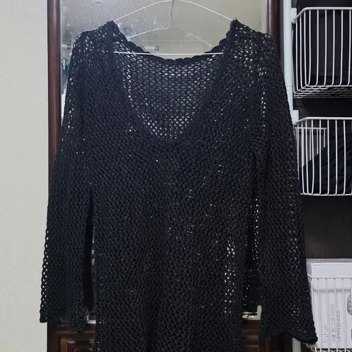 59000원 sexy 블랙 루즈핏 그물 니트 66