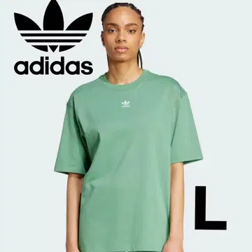 adidas Originals 여성용 반팔 T셔츠 그린
