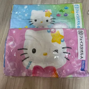 산리오 복권 키티 타월 세트