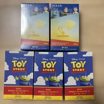 EPOCH 토이스토리 컬렉션 카드 BOX 3개 픽사 캐릭터 2 BOX