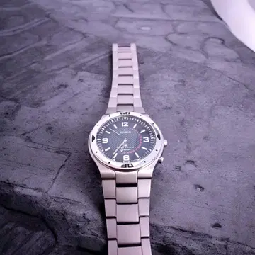 레어 Swiss Mov. CASIO WAVE CEPTOR 스위스 전파 시계