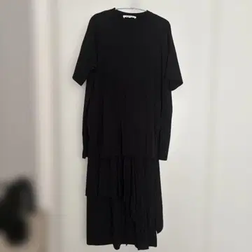 엔폴드 클리어 하이 트위스트 천축 T/SHIRT DRESS 원피스