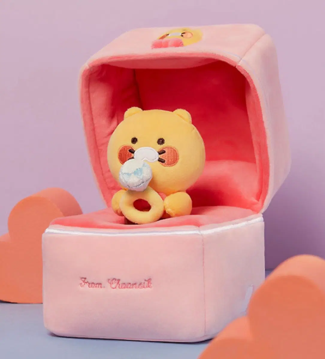 카카오프렌즈 춘식이 프로포즈 케이스 인형