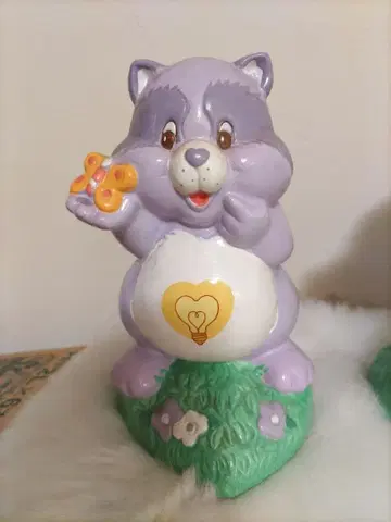 울트라 레어! 컨디션 최상 케어베어 빈티지 저금통 브라이트하트라쿤