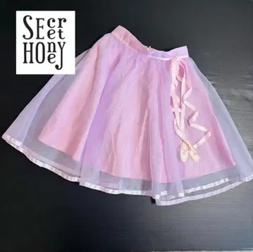 secret honey 시크릿허니 토슈즈 스커트 리본 스커트