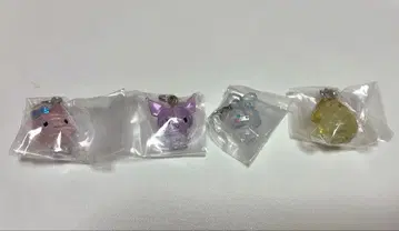산리오 크리스탈 메지루시 액세서리 4세트