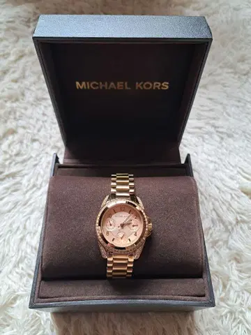 MICHAEL KORS 여성용 손목시계 로즈 골드