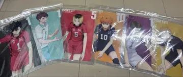하이큐!! 베이스 야드 도쿄 A3 클리어 포스터 미야, 검은 꼬리, 우시지마, 오이카와, 코즈메