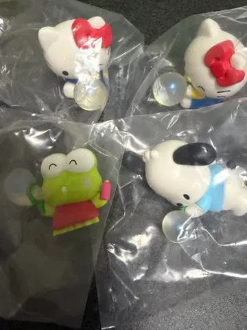 Sanrio Characters 비눗방울 피규어 4종 세트