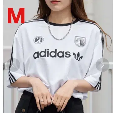 [ M 사이즈 ] adidas SSL 저지 축구 T셔츠 화이트 미사용 새상품