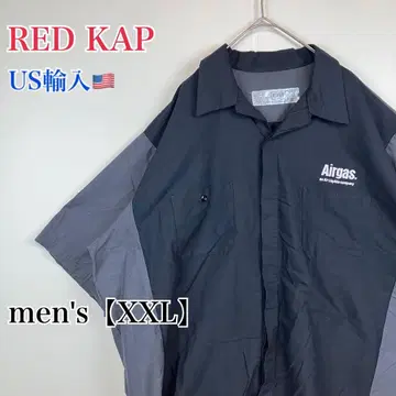 BA165 [US 수입] 레드캡 반팔 워크 셔츠 men's [XXL]